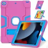 Tough Kickstand Tablet PC Case voor iPad 10.2 2021 9th 8th 7th 10.5 9.7 Air 2 Air2 Anti-drop Anti-shock 3 Lagen Stand Covers