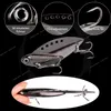 4Pcs Metal VIB Lures 7g 10g 15g 20g Vivid Vibrations Spoon Lure Fishing Bass Artificial Hard Bait Cicada Lure VIB Baits 3D Eyes FishingFishing Lures