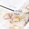 Pedras de ouro de 18k prateado Batindo anéis de noivado de casamento para mulheres de luxo anel de leopardo diamante homens de Natal presentes de garotas amantes de naciosos acessórios de natal