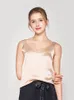 Camisoles Tanks Suyadream Women Silk Camisole 100%Pure Silk Simple Chic Camis Spring Summer T Shirts Black White 230418