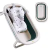 Badkarplatser Stil Collapsible Portable Foldbara BathTub Products Nyfödda plast Billiga fällbara baby badkar P230417