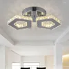 Żyrandole modne lampy LED Crystal Lampy ze stali nierdzewnej życiowy żyrandol Luster Light Luster Chandelie