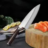 1PCステンレス鋼の包丁、ポータブル寿司ナイフ、家のための肉切断ナイフ、屋外キャンプ