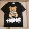 T-shirt da uomo Italia Womans t Abbigliamento Stuffed Bear Grafica Lettera Stampa Tempo libero Moda Durevole Qualità Designer Nero 3xl 5xl Tee Coach