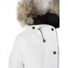 Designer para baixo jaquetas longo parka branco canadá pato windbreak mulheres parkas jaqueta colarinho inverno puffer real lobo casaco de pele ártico atacado 2 peças 10% dicount