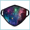 Designer Masques Shark Face Mask Adts Teen Prints Starry Sky Mouth Ers Anti Dust Windproof Drop Delivery Home Garden Housekee Organizat Dhckx