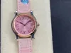 Orologio da donna YF Movimento al quarzo ETA956.102 Misura 30 mm Pelle di alligatore con specchio in zaffiro Orologio con lunetta in oro rosa 18 carati