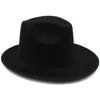 Berretti Uomo Donna Cappelli Panama Fascia di piume Cappelli da sole a tesa larga Cappello Fedora Trilby Jazz Viaggi all'aperto Party Street Style Taglia US 7 1/4 UK L