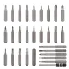 Skruvmejslar 56 st magnetiska precision Skruvmejsel Bit Set 4mm Shank Ph SL Hex Torx Y Electric Screw Driver Bits för bärbar datorklocka Reparation 230418