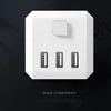 Power Cable Plug Mayitr 1PC White Multi Outlet Extender Drabla Cube Socket Converter Plugs USB Wireless Wall Adapter 231117