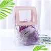 Borse portaoggetti Sacchetto regalo trasparente in pvc per confezione cosmetica Compleanno Baby Shower Fiore all'ingrosso Lx3932 Drop Delivery Home Dhsem