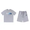 Mens Trapstar T Shirt Set Letterned SuproiDuity Stracksuit Short Serev Plush Shorts 2023