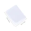 Porte-cartes 25 Pcs Transparent Travel Picture Covers Double Protective