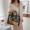 Borsa SCONTO DEL 22% Borsa di design Commercio estero transfrontaliero Nuovo tema messicano Graffiti Borsa a mano di grande capacità Borsa a tracolla trendy con una spalla