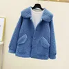 Damen Jacken Lady Coat Hübsche lässige Knöpfe Winterjacke Weiche Damen Strickjacke Herbst für die Schule