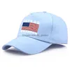 Ball Caps spersonalizowane puszki Brandon Baseball Cap American Flag bawełniany druk na świeżym powietrzu Hat Sun Hat Casual Hats Drop Deli dhgarden dhfqh