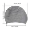 Bonnets de natation Femmes Bonnet de bain en silicone Adultes Imperméables Grands hommes Été Casquettes de plongée Chapeau de piscine Cheveux longs Oreille Protéger Flexible P230418