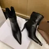 Botas produtos recomendados para dedo do pé apontado tornozelo moda estilete de couro