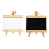 Pcs Mini Drawing Board Wedding Cards Floor Easel Stand With Box Small Chalkboard Sign Wooden Blackboard Office