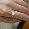 Naturalny pierścień kwiatowy 925 Srebrna ręcznie robiona biżuteria unikalna dla kobiet prezent na prezent biżuterii akcesoria biżuterii