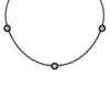 Nuevo collar sólido del último diseño para el fabricante fino del collar de cadena del diamante del oro verdadero de las mujeres