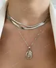 Hot Unisex Schlangenhalsband Edelstahl Fischgrätenmuster Goldfarbene Kette Halskette Für Frauen ModeschmuckHalskette Jewelry310.