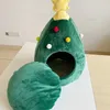 猫のベッドクリエイティブクリスマスツリーリッター犬小屋かわいい冬の温かいペットネストファッションハウス用品