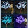 Künstlicher LED-Kirschblütenbaum, Weihnachtslicht, 2484 Stück, LED-Lampen, 2,5 m Höhe, 110/220 V AC, regenfest, für den Außenbereich