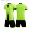 Collectable DIY Enfants Hommes Garçons Vêtements De Football Ensembles Courts Seve Enfants Uniformes De Football Adulte Enfants Football Survêtement Jersey Q231118