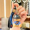 Children's Day Cartoon Key Rings Boys and Girls Animal Doll bear Acrylic Metal Car Backpack Hanging Drop Charm Keychain Toy Gift Jewelry Accessories Wholesale