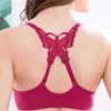 Soutiens-gorge avant fermé papillon beauté dos ensemble de sous-vêtements sexy soutien-gorge sans couture pour les femmes à armatures push up brassière dentelle bralette lingerie P230417