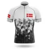 Racing Jackets Power Band Denemarken National Only Short Sleeve Cycling Jersey Summer Wear Ropa Ciclismo