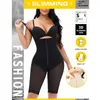 Femmes Shapers taille formateur femmes liants et Sexy bout à bout ventre contrôle minceur gaine boucle fermeture éclair ventre plat Shapewear