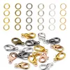 200 pcs Open Jump Rings with 100 pcs Lobster Clasp DIY Jewelry Findings Kit for Necklace Bracelet Chain Making Connector Parts Jewelry MakingJewelry Findings