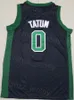 City Basketball Earned Jrue Holiday Jersey 4 Man Jayson Tatum 0 Jaylen Bruin 7 Ademend Volledig gestikt Klassiek Statement Team Zwart Groen Wit Topkwaliteit In de uitverkoop