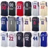 Afdrukken Basketbal Heren Kinderen Kelly Oubre Jr Jerseys City 9 Danny Green 14 Robert Covington 33 Nicolas Batum 40 Kenyon Martin Jr 1 Paul Reed 44 Statement Custom Name Number