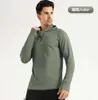 Lu shirt met lange mouwen casual effen kleur sneldrogend sport fitness jas lente en herfst vochtopname zweet lu Hot koop