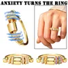 Band Rings To My Daughter Fidget Ring AntiAnxiety Ring With Beads Spinner For Girls Rings Gift Dropshipping Wholesale AA230417