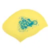 Swimming caps Elastic Silicone Long Hair Swimming Pool Hat for Swimmers with Long Thick Curly Hair for Women Girls Men P230418