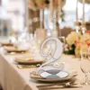 パーティーデコレーション10pcs 1-10/11-20番号アクリルテーブル番号DIYロマンチックなゴールドシルバーサインシートカード結婚式の誕生日装飾