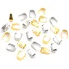 100pcs Stainless Steel Gold Plated Pendant Pinch Bail Clasps Necklace Hooks Clips Connector DIY Jewelry Making Findings Jewelry MakingJewelry Findings