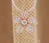 Bloemen hoge kwaliteit diamanten edelsteen roségouden hanger van Memoria Jewels handgemaakte sieraden voor groothandel