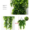 Decorative Flowers 80cm Fake Eucalyptus Rattan Artificial Plants Vine Plastic Tree Branch Wall Hanging Leafs For Home Garden Outdoor Wedding