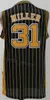 City Basketball Vintage Reggie Miller Jerseys 31 Hombre ganado Tyrese Haliburton 0 Bennedict Mathurin 00 Declaración cosida Negro Azul marino Blanco Amarillo Calidad superior