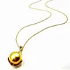 High Quality Pendant Solid Gold Seawater Pearl With Natural Diamond Necklace Women Fine Jewelry