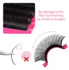 20mm Lashes Eyelashes for Extensions 8-20mm False Eyelashes Matte Black Individual Eyelash Extensions Russian Silk Lower Lashes Makeup Tools AccessoriesFalse