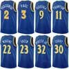 Wydrukowane miasto koszykówki Stephen curry koszulka 30 Chris Paul 3 Klay Thompson 11 Draymond Green 23 Kevon Looney 5 Andrew Wiggins 22 Niestandardowy numer nazwy Team Man Woman