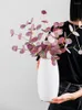 VASESユーカリ葉の人工花の結婚式DIY装飾リビングルームテレビキャビネットサイドテーブル偽の花瓶