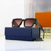 Fashion designer LOU VUT luxury Cool sunglasses 2022 New Women's Framed Sunglasses Net Red Sun Shade Large Frame UV Resistant Glasses