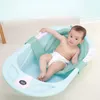 Baignoires de bain Sièges Baignoire de sécurité en forme de T Réglable Antidérapant Baignoire Support Siège Filet Sling Hamac pour 0-12 Mois Bébé Toddler P230417